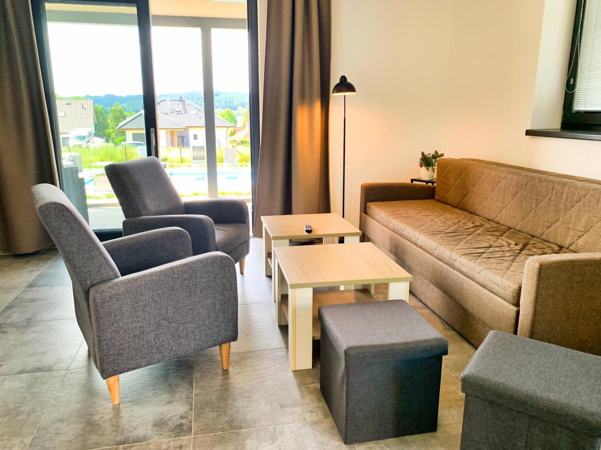 Apartmanove Domy Lipno 1 Frymburk Dış mekan fotoğraf